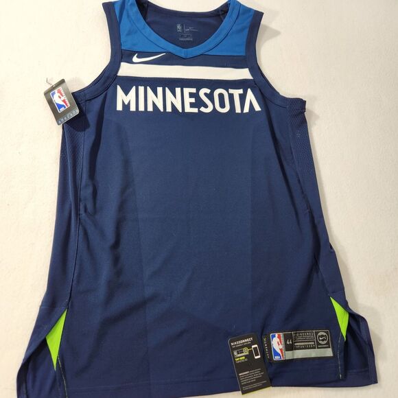 Nike Minnesota Timberwolves Team Issued NBA Size Med Nike Connect DriFit Jersey